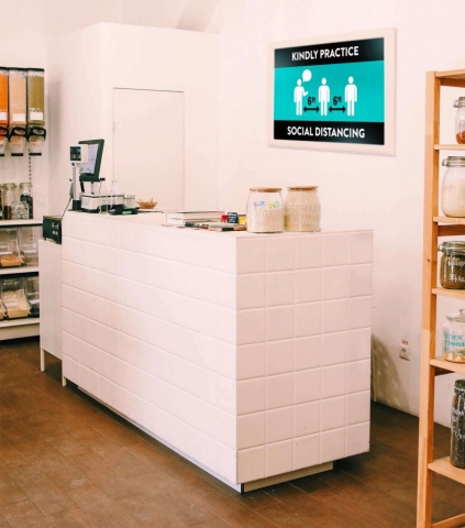 Retail communication signage