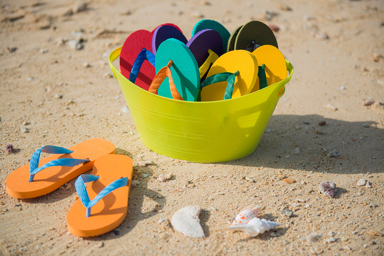 OKICHU's shima-zouri sandals made in Okinawa